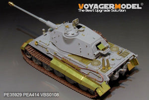 Maquette Voyager PEA414 Schürzen du char allemand King Tiger de la Seconde Guerre mondiale (pour HOBBYBOSS 84530) 1/35  – image 4