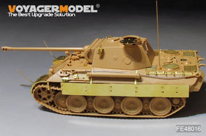 Modèle Voyager FE48016, jupes latérales A/D pour Panther allemand de la Seconde Guerre mondiale, pour Tamiya 32597 au 1/48 – Bild 2