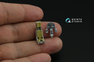 Intérieur coloré imprimé en 3D sur papier décalcomanie Quinta Studio QD72134 AV-8B (Hasegawa) à l&amp;#39;échelle 1/72 – image 13