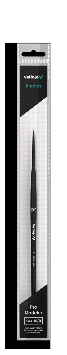 VALLEJO B01100 - Brosse - Modeleuse Pro - Poils naturels Ronde n° 10/0