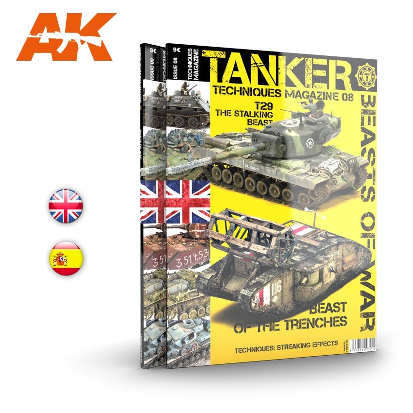 AK Interactive AK4832 TANKER ISSUE 08 BEASTS OF WAR (Anglais)