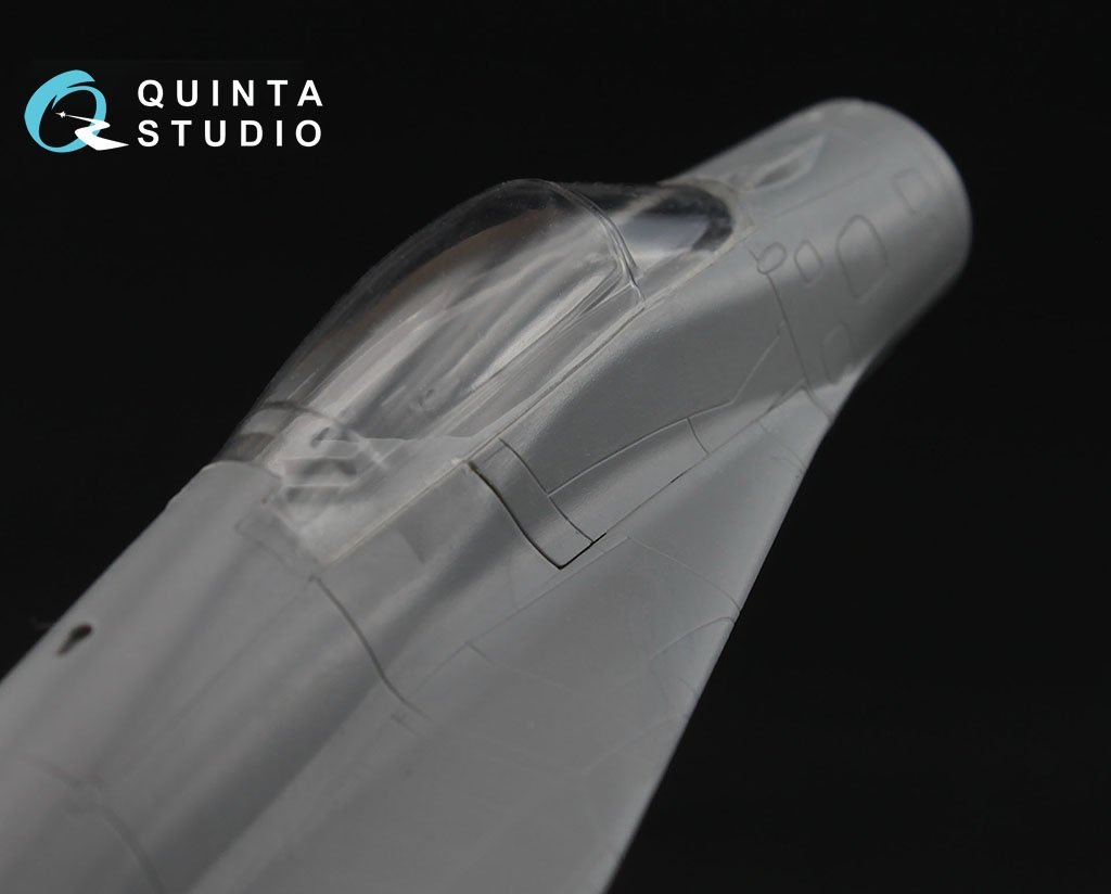 Quinta Studio QC72002 MiG-29 verrière transparente thermoformée 2 pièces (pour kit Zvezda 7278, 7309) 1/72 – immagine 6