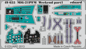 Eduard 49655 MiG-21PFM Week-end 1/48 EDUARD – immagine 2