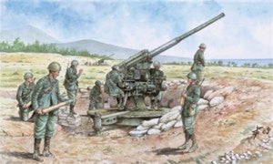 Italeri 6122 Canon italien 90/53 de la Seconde Guerre mondiale avec son équipage