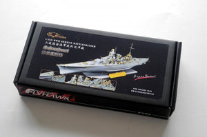 Flyhawk FH350068 Pièces de super détail pour le croiseur allemand Scharnhorst de la Seconde Guerre mondiale (pour Dragon 1040) 1/350