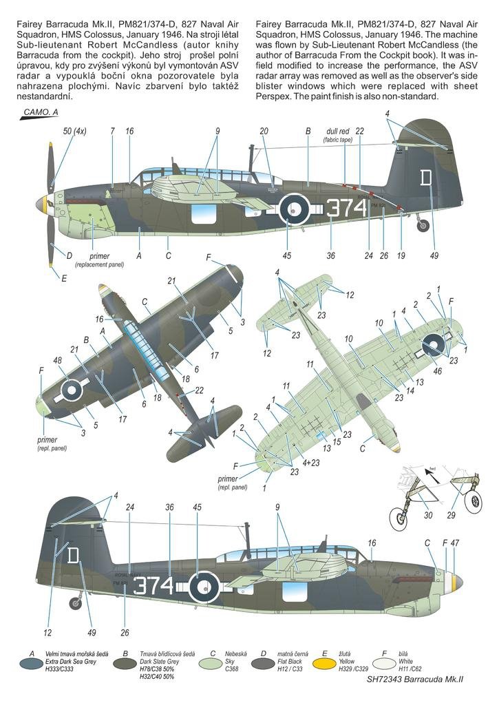 Special Hobby 72343 Fairey Barracuda Mk. II Flotte du Pacifique 1/72 – image 6