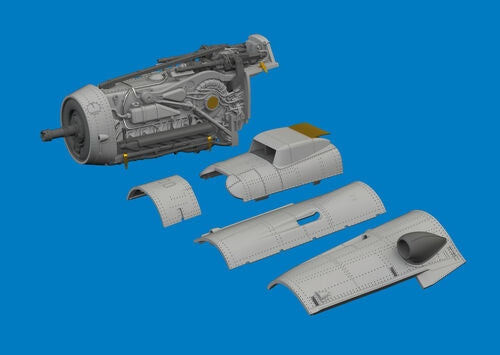Eduard 672455 Messerschmitt Bf-109 K-4 - Engine Eduard Kits / 3D-Printed 1/72