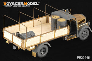 Maquette Voyager PE35246 Camion cargo allemand Opel Blitz 3t 4x2 / Benne peu profonde (pour TAMIYA 35291) 1/35 – image 4