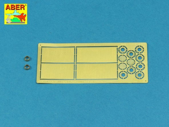 Tubes de filtre à air Aber 35A127 Feifel pour les premiers Tiger I, Ausf.E (Sd.Kfz.181) (1/35)