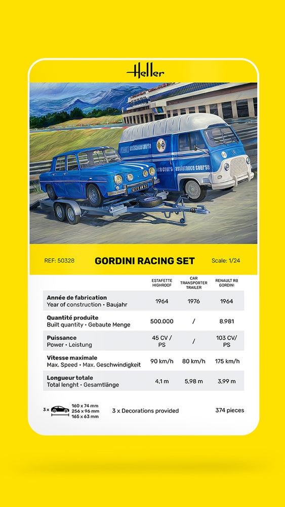 Heller 50328 Gordini Racing Coffret 1/24 – image 6