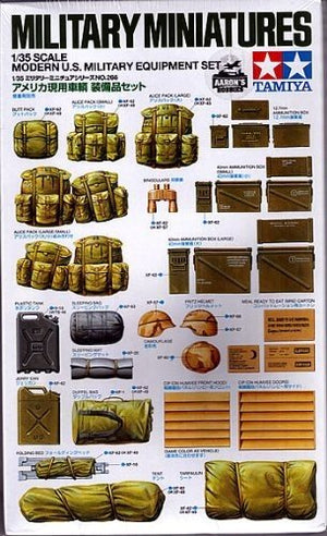 Tamiya 35266 Ensemble d&amp;#39;équipement militaire américain moderne (1/35)