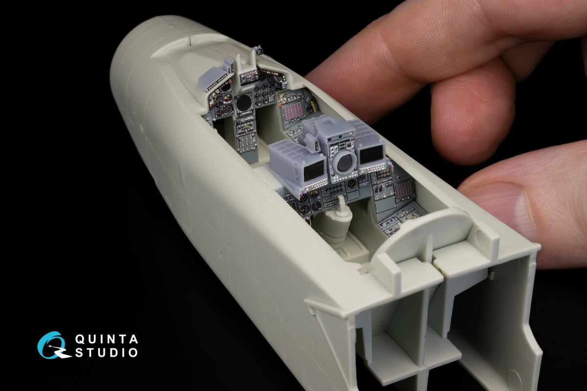 Intérieur imprimé en 3D et coloré sur papier décalcomanie (Revell) pour le Tornado IDS allemand de Quinta Studio QDS+48054 (petite version) (avec pièces en résine imprimées en 3D) 1/48 – image 15