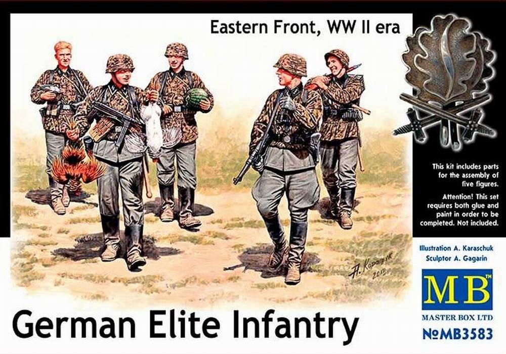 Master Box 3583 Infanterie d&amp;#39;élite allemande Front de l&amp;#39;Est 1941-1945 (1/35)