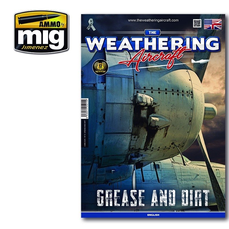 AMMO de Mig Jimenez 5215 The Weathering Aircraft Numéro 15. GRAISSE ET SALETÉ (Anglais)
