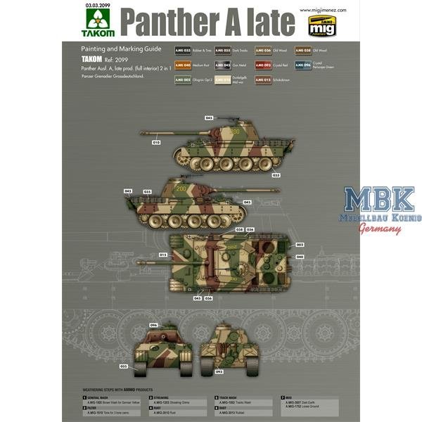 Das Werk DW35011 Panther Ausf.A Début / Milieu 1/35 – image 5