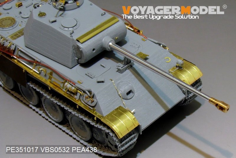 Kit de mise à niveau de base Voyager Model PE351017, Panther G allemand de la Seconde Guerre mondiale (version précoce) (pour TAKOM 2119/2134), échelle 1/35  – image 13