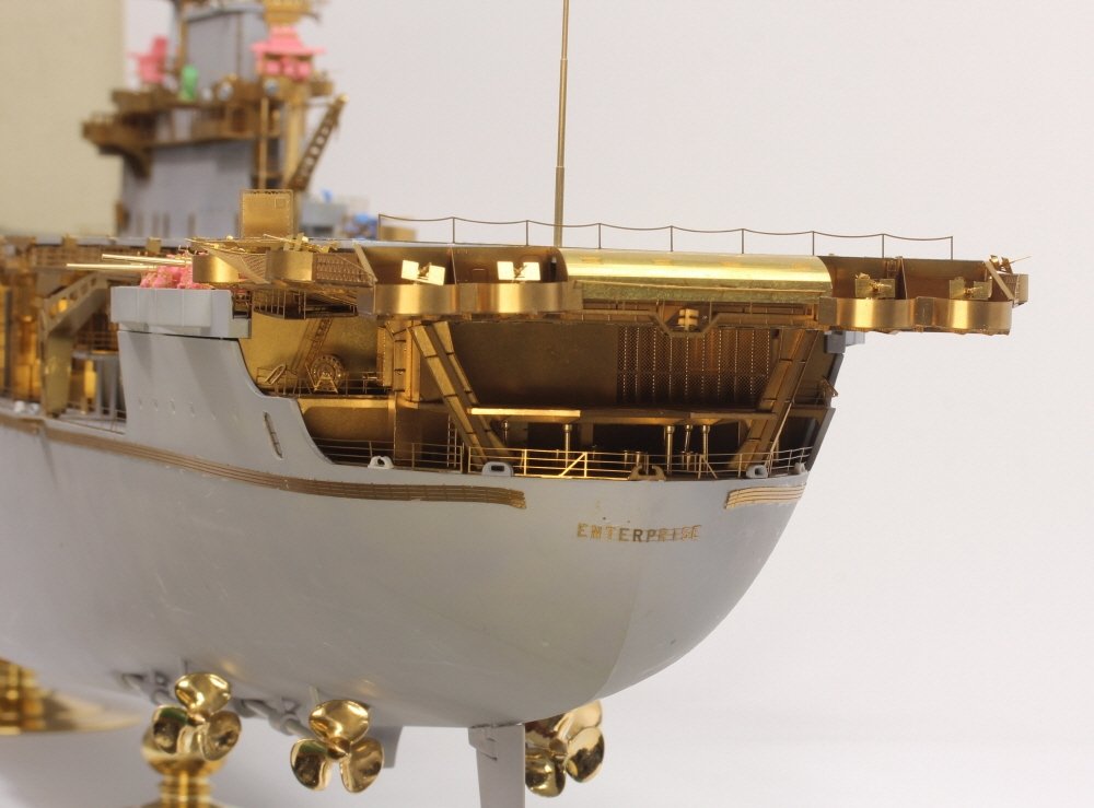 Pontos 27010fn 1/200 USS CV-6 Enterprise 1942 Kit de détails (Pont en bois couleur teck) 1/200 – imagen 26