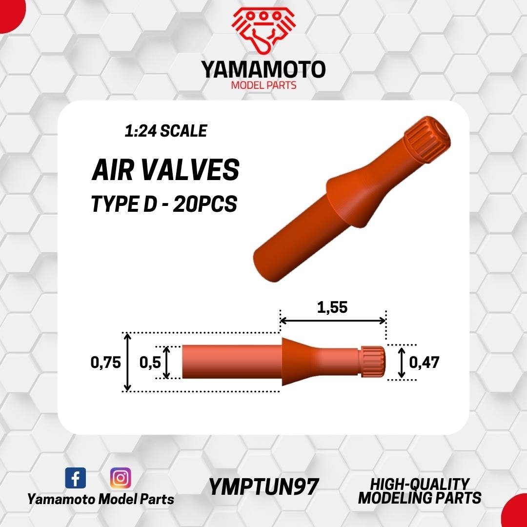Valves pneumatiques Yamamoto YMPTUN97 Type D 1/24