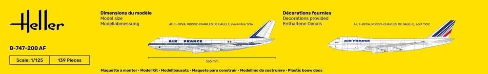 Heller 56459 Kit de démarrage - B-747-200 AF 1/125 – immagine 7