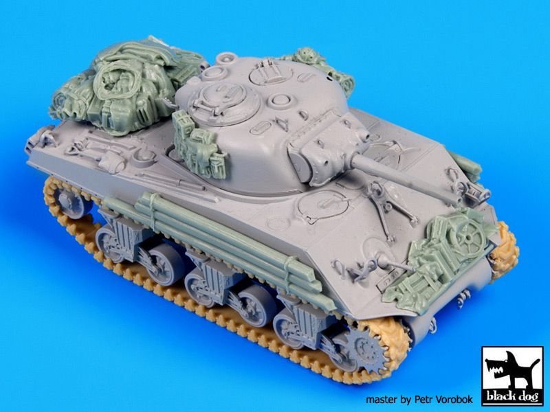 Ensemble d'accessoires Black Dog T72048 pour Sherman (Dragon 1/72)