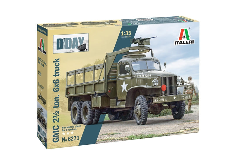 Italeri 6271 Camion GMC 2 1/2 tonnes 6x6 « 80e anniversaire du Débarquement » 1/35 – immagine 2