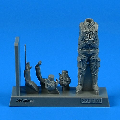 Aerobonus 320170 Pilote de chasse japonais de la Seconde Guerre mondiale ou pilote kamikaze japonais de la Seconde Guerre mondiale 1/32