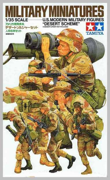 Tamiya 35153 Figurines modernes américaines Désert (1/35)