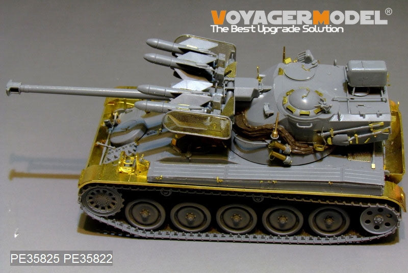 Maquette Voyager PE35825 AMX-13/75 français moderne avec missile antichar SS-11 (réservoir léger, lance-fumigènes et embase d&amp;#39;antenne inclus) pour TAKOM 2038 au 1/35 – image 6