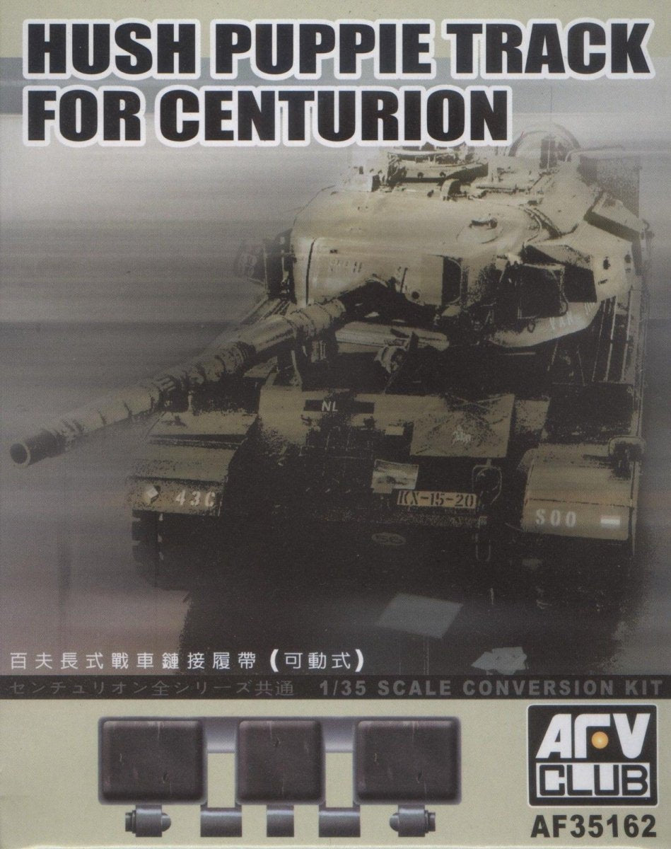 AFV Club 35162 Chenilles Hush Puppie fonctionnelles pour Centurion britannique de la Seconde Guerre mondiale, échelle 1/35