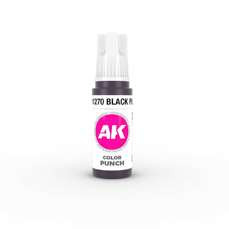 AK Interactive AK11270 BLACK PURPLE – COLOR PUNCH 17ml – zdjęcie 2