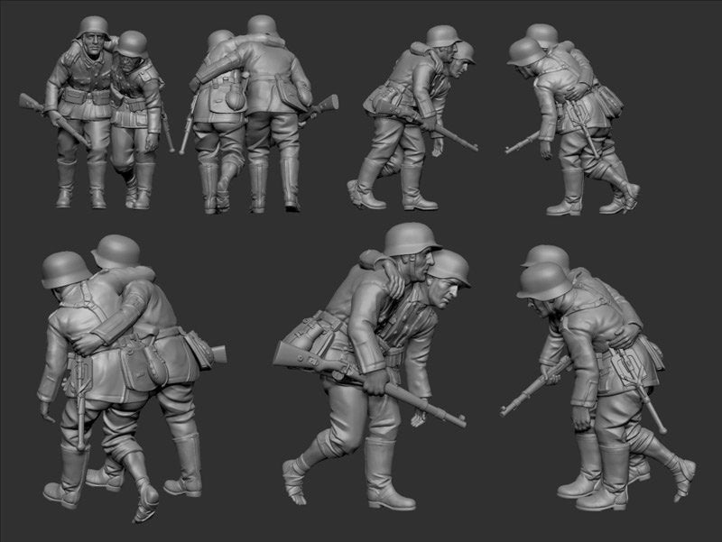 Zvezda 6143 Personnel médical allemand (1941-1943) Art de la tactique 1/72 – image 3