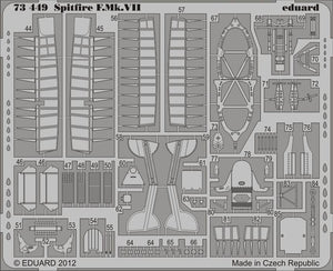 Eduard 73449 Spitfire F. Mk. VII 1/72 ITALERI – image 2