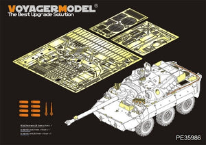 Maquette Voyager PE35986 Chasseur de chars français moderne AMX-10RCR (modèle de base pour Tiger, échelle 1/35)