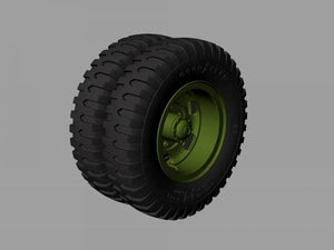 Roues de route pour camions Panzer Art RE35-529 M35 et M109 (Goodyear) 1/35 – immagine 3