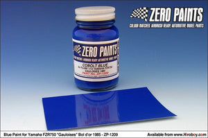 Peinture bleue Zero Paints ZP-1209 Yamaha FZR750 Gauloises Bol d&amp;#39;or 1985, 60 ml