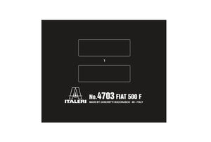 Italeri 4703 FIAT 500F 1968 1/12 – immagine 12