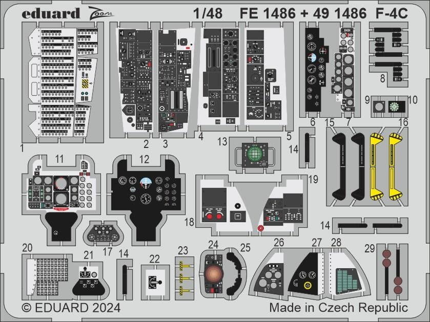 Eduard BIG49437 F-4C HOBBY 2000, ACADEMY 1/48 – immagine 6