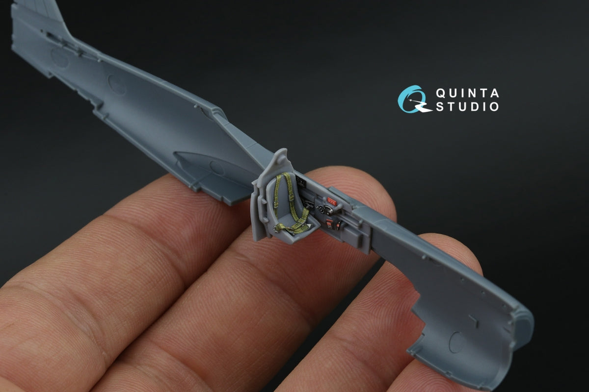 Intérieur imprimé en 3D et coloré sur papier décalcomanie Quinta Studio QD72216 P-40N Warhawk (Special Hobby) 1/72  – Bild 10