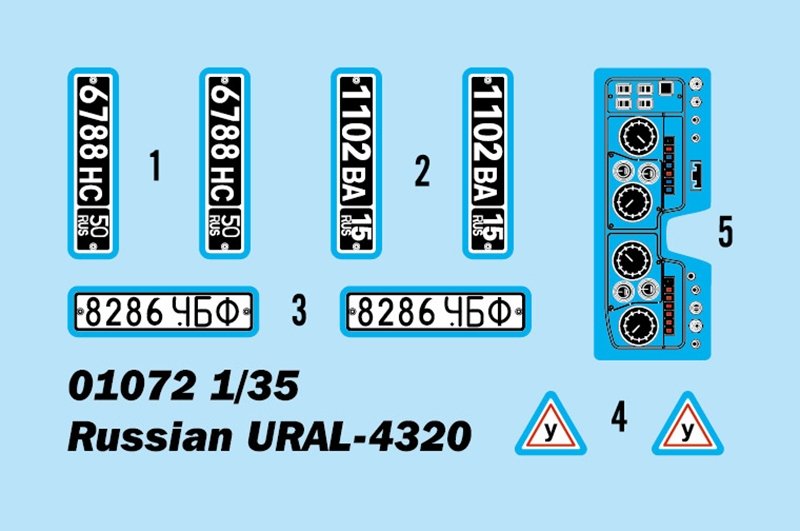 Trumpeter 01072 Russian URAL 4320 1/35 – zdjęcie 13