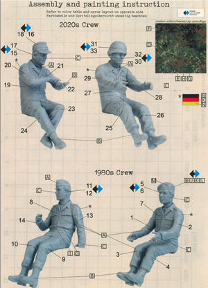 Das Werk DW35043 Bundeswehr Vehicle Crews (4-figures) 2 in 1 1/35 – Bild 8