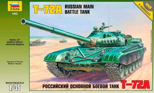 Zvezda 3552 T-72A Char de combat principal russe (1/35)