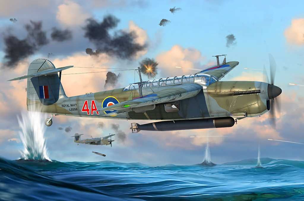 Trumpeter 05825 Fairey Barracuda, bombardier-torpilleur de la Seconde Guerre mondiale, échelle 1/48