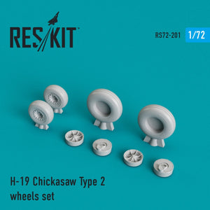 RESKIT RS72-0201 H-19 « CHICKASAW » TYPE 2 ROUES 1/72
