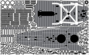 Pontos 37035F1 Croiseur lourd japonais Mogami 1942 Kit de détails 1/350 – image 23