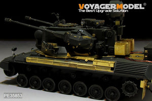 Maquette Voyager PE35853 Gepard A2 SPAAG allemand moderne de base pour MENG TS-030 1/35 – imagen 7