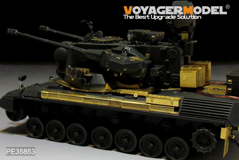 Maquette Voyager PE35853 Gepard A2 SPAAG allemand moderne de base pour MENG TS-030 1/35 – imagen 7