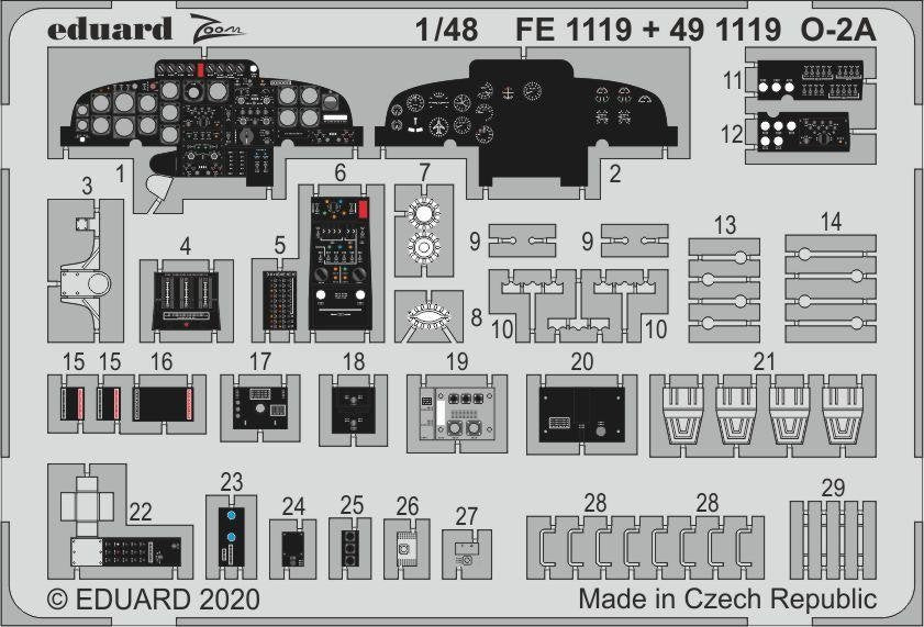 Eduard 491119 O-2A 1/48 ICM 