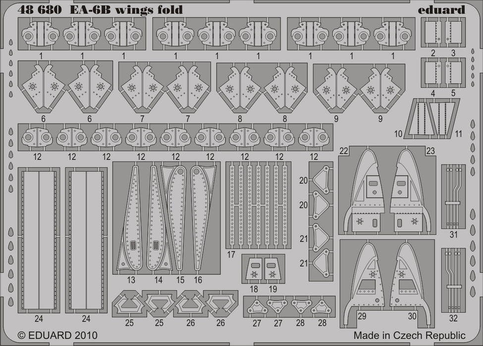 Eduard 48680 EA-6B ailes repliables 1/48 Kinetic
