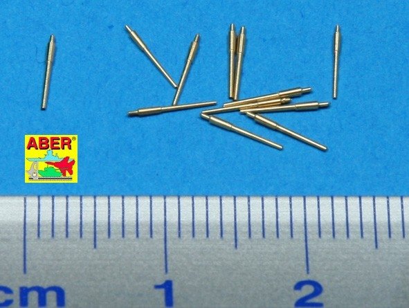 Aber 1/700L-15 Ensemble de 12 canons de 150 mm pour navires allemands : Bismarck, Tirpitz, Scharnhorst, Gneisenau 1/700 – image 2