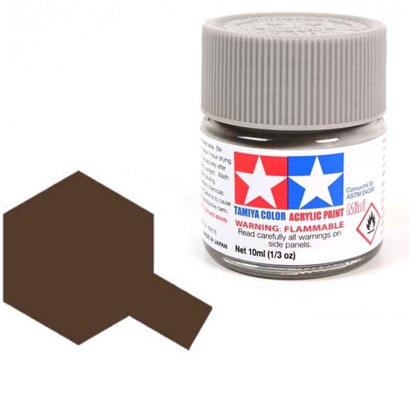 Peinture acrylique Tamiya XF64 Rouge Brun (81764) 10 ml